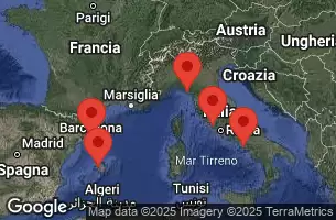 BARCELONA, SPAIN, PALMA DE MALLORCA, SPAIN, CRUISING, LA SPEZIA, ITALY, Civitavecchia, Italy, NAPLES/CAPRI, ITALY