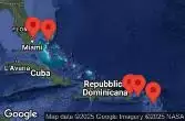 FORT LAUDERDALE, FLORIDA, CRUISING, CHARLOTTE AMALIE, ST. THOMAS, BASSETERRE ST. KITTS AND NEVIS, SAN JUAN, PUERTO RICO, PERFECT DAY COCOCAY, BAHAMAS