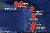 SAN JUAN, PUERTO RICO, TORTOLA, BRITISH VIRGIN ISLANDS, Saint John, Antigua and Barbuda, Saint George, Grenada, Kingstown, Saint Vincent and the Grenadines, ROSEAU, DOMINICA, CRUISING