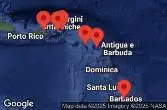 SAN JUAN, PUERTO RICO, Charlotte Amalie, Saint Thomas, TORTOLA, BRITISH VIRGIN ISLANDS, Basseterre, Saint Kitts and Nevis, Saint John, Antigua and Barbuda, BRIDGETOWN, BARBADOS, CRUISING