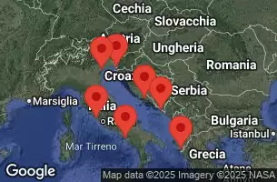 RCC BRILLIANCE OF THE SEAS - trasa 7 nocy podróż z: Ravenna w dniu 18/05/2026 - Venice, Ravenna, Italy, TREISTE, ITALY, SPLIT, CROATIA, DUBROVNIK, CROATIA, SARANDE, ALBANIA, CRUISING, Amalfi Coast, Salerno, Italy, Civitavecchia, Italy