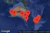 PERTH (FREMANTLE), AUSTRALIA, CRUISING, ESPERANCE - AUSTRALIA, ADELAIDE, AUSTRALIA, MELBOURNE, AUSTRALIA, HOBART, TASMANIA, PICTON, NEW ZEALAND, CHRISTCHURCH, NEW ZEALAND, DUNEDIN, NEW ZEALAND, DUSKY SOUND, DOUBTFUL SOUND, MILFORD SOUND, NEW ZEALAND, SYDNEY, AUSTRALIA