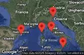 BARCELONA, SPAIN, AJACCIO, CORSICA, Civitavecchia, Italy, SICILY (MESSINA), ITALY, CRUISING, VENICE (RAVENNA) -  ITALY