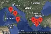 Civitavecchia, Italy, Naples, Capri, Italy, Sicily, Messina, Italy, CRUISING, SANTORINI, GREECE, Ephesus, Kusadasi, Turkey, MYKONOS, GREECE, Athens, Piraeus, Greece