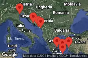 VENICE (RAVENNA) -  ITALY, BAY OF KOTOR (CRUISING), KOTOR, MONTENEGRO, DUBROVNIK, CROATIA, MYKONOS, GREECE, SANTORINI, GREECE, ATHENS (PIRAEUS), GREECE, EPHESUS (KUSADASI), TURKEY, SPLIT CROATIA