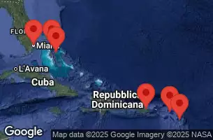 RCC FREEDOM OF THE SEAS - trasa 9 nocy podróż z: MIAMI, FLORIDA w dniu 27/12/2025 - MIAMI, FLORIDA, NASSAU, BAHAMAS, Perfect Day at CocoCay, Bahamas, CRUISING, SAN JUAN, PUERTO RICO, Saint John, Antigua and Barbuda, Philipsburg, Sint Maarten