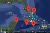 MIAMI, FLORIDA, NASSAU, BAHAMAS, CRUISING, FALMOUTH, JAMAICA, GEORGE TOWN, GRAND CAYMAN, COZUMEL, MEXICO