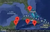 MIAMI, FLORIDA, CRUISING, FALMOUTH, JAMAICA, GEORGE TOWN, GRAND CAYMAN, COZUMEL, MEXICO, COSTA MAYA, MEXICO