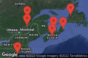 Cape Liberty, NJC, CRUISING, HALIFAX, NOVA SCOTIA, SYDNEY, NOVA SCOTIA, CHARLOTTETOWN, P.E.I., CORNER BROOK, NEWFOUNDLAND, SAGUENAY - QUEBEC - CANADA, QUEBEC CITY, QUEBEC