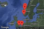 London, Southampton, England, BRUSSELS, ZEEBRUGGE, BELGIUM, CRUISING, MOLDE, NORWAY, OLDEN, NORWAY, STAVANGER, NORWAY