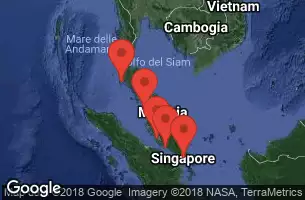 SINGAPORE, MALACCA, MALAYSIA, PORT KELANG, MALAYSIA, PENANG, MALAYSIA, PHUKET, THAILAND, CRUISING