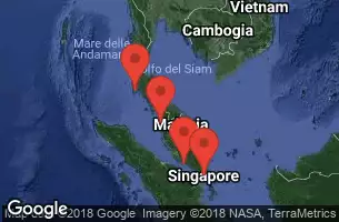 SINGAPORE, MALACCA, MALAYSIA, PENANG, MALAYSIA, PHUKET, THAILAND, CRUISING