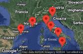 VENICE (RAVENNA) -  ITALY, CRUISING, SICILY (MESSINA), ITALY, NAPLES/CAPRI, ITALY, Civitavecchia, Italy, FLORENCE/PISA(LIVORNO),ITALY, PROVENCE (TOULON), FRANCE, BARCELONA, SPAIN