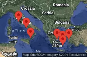 ATHENS (PIRAEUS), GREECE, MYKONOS, GREECE, EPHESUS (KUSADASI), TURKEY, SANTORINI, GREECE, CRUISING, SICILY (MESSINA), ITALY, NAPLES/CAPRI, ITALY, Civitavecchia, Italy