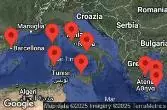 BARCELONA, SPAIN, AJACCIO, CORSICA, CAGLIARI, SARDINIA, ITALY, SICILY (PALERMO), ITALY, CRUISING, SANTORINI, GREECE, ATHENS (PIRAEUS), GREECE, MYKONOS, GREECE, NAPLES, CAPRI, ITALY, Civitavecchia, Italy