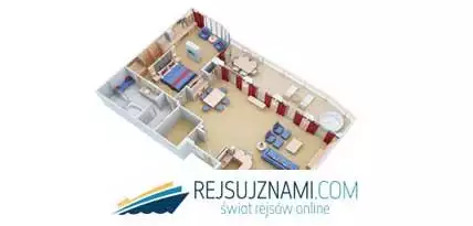 mapp Rodzinna kabina typu suite Royal