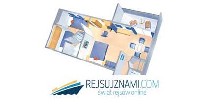 mapp Rodzinne kabiny typu suite Royal